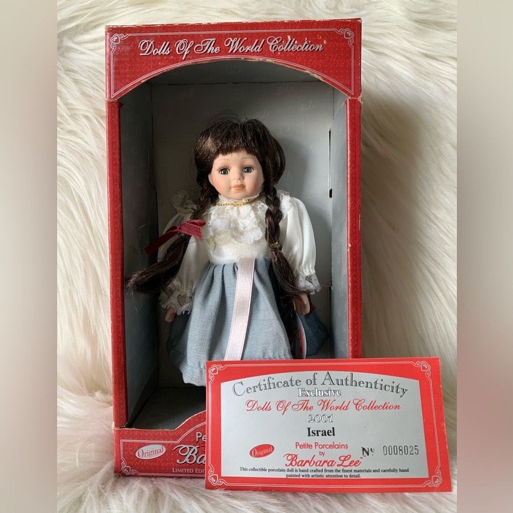Porcelain Doll~ Limited Edition Petite Porcelains by Barbara Lee.  2001 Israel